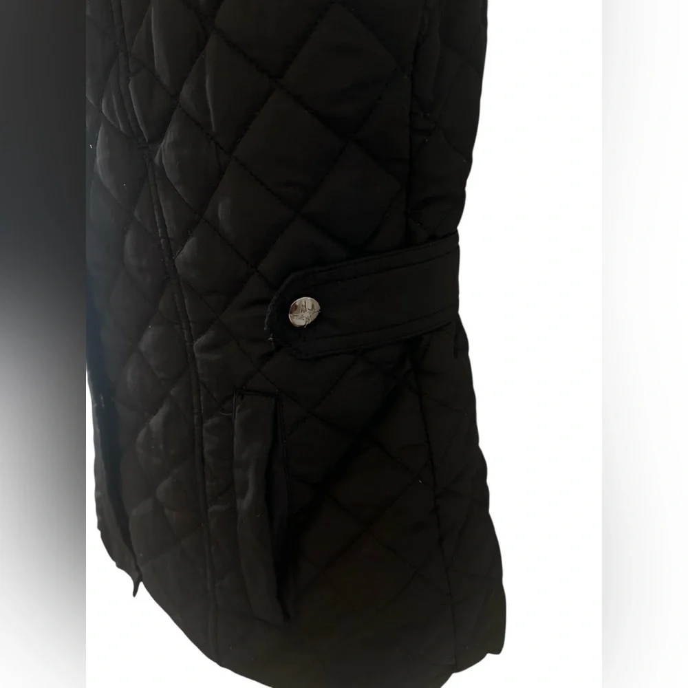Weatherproof Women's Black Quilted Vest.Sz/S.